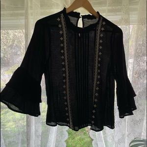 Black blouse. I really love this just don’t wear it.